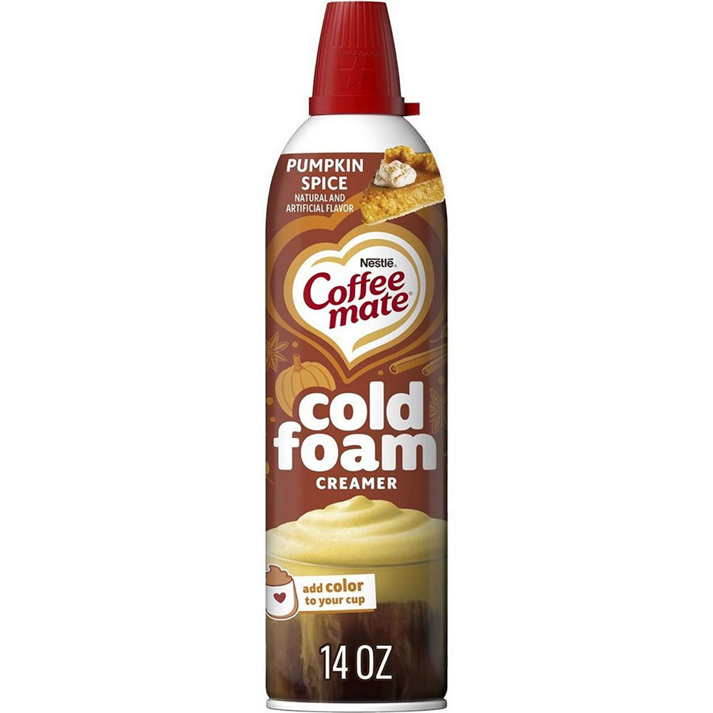 Nestle Coffee Mate Cold Foam Creamer - Pumpkin Spice, 14 oz