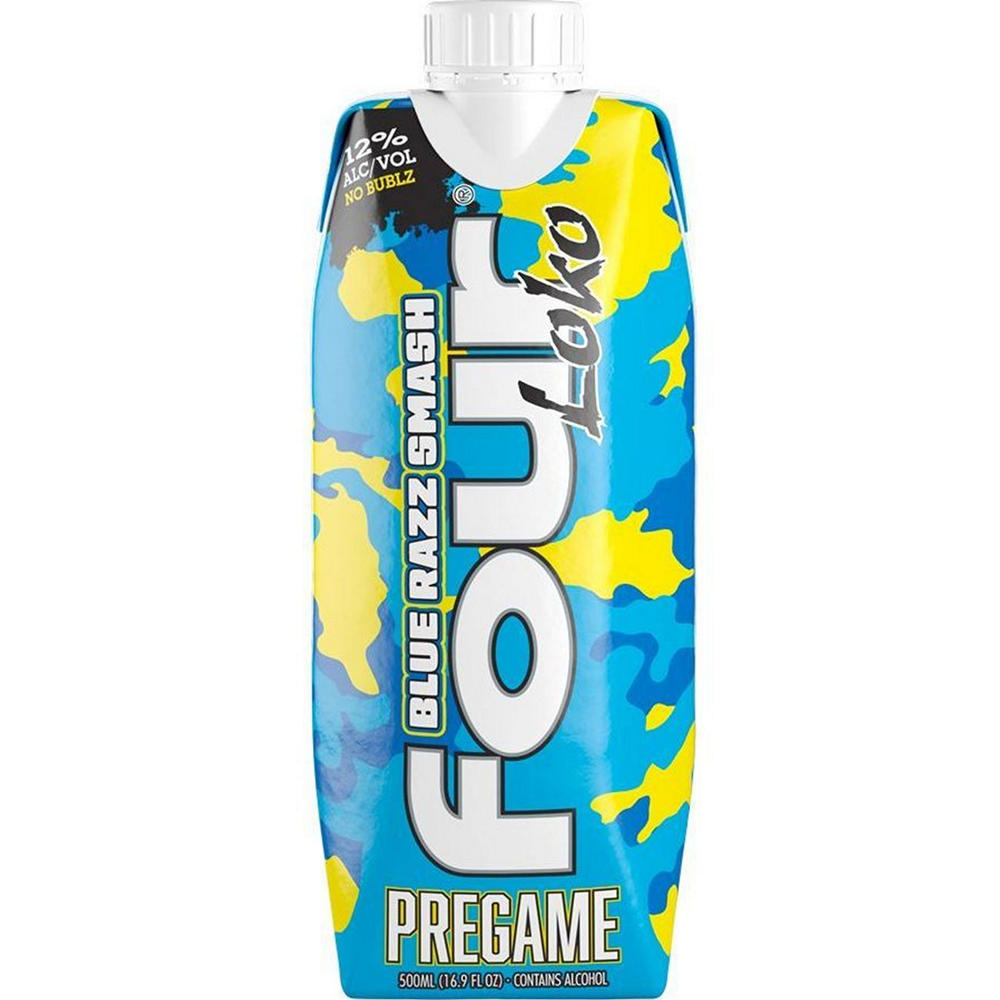 Four Loko Blue Razz Smash, 16.9 oz