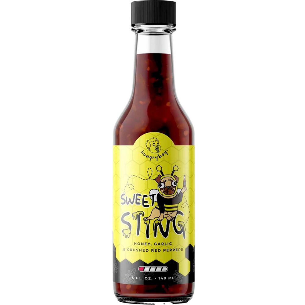 Hungryboy Sweet Sting Hot Sauce, 5 oz