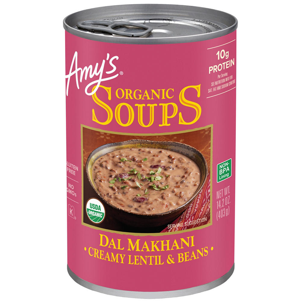 Amy's Organic Creamy Lentil & Beans Dal Makhani Soup, 14.2 oz