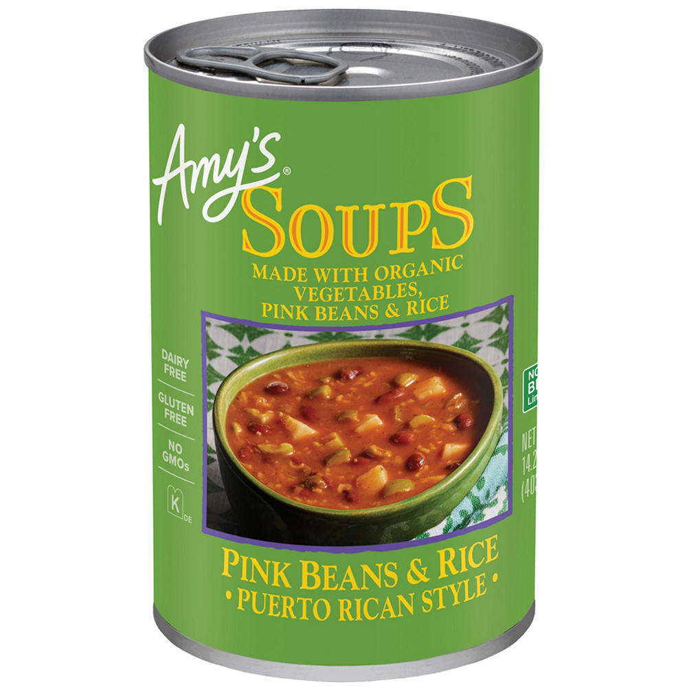 Amy's Puerto Rican Style Pink Beans & Rice, 14.2 oz