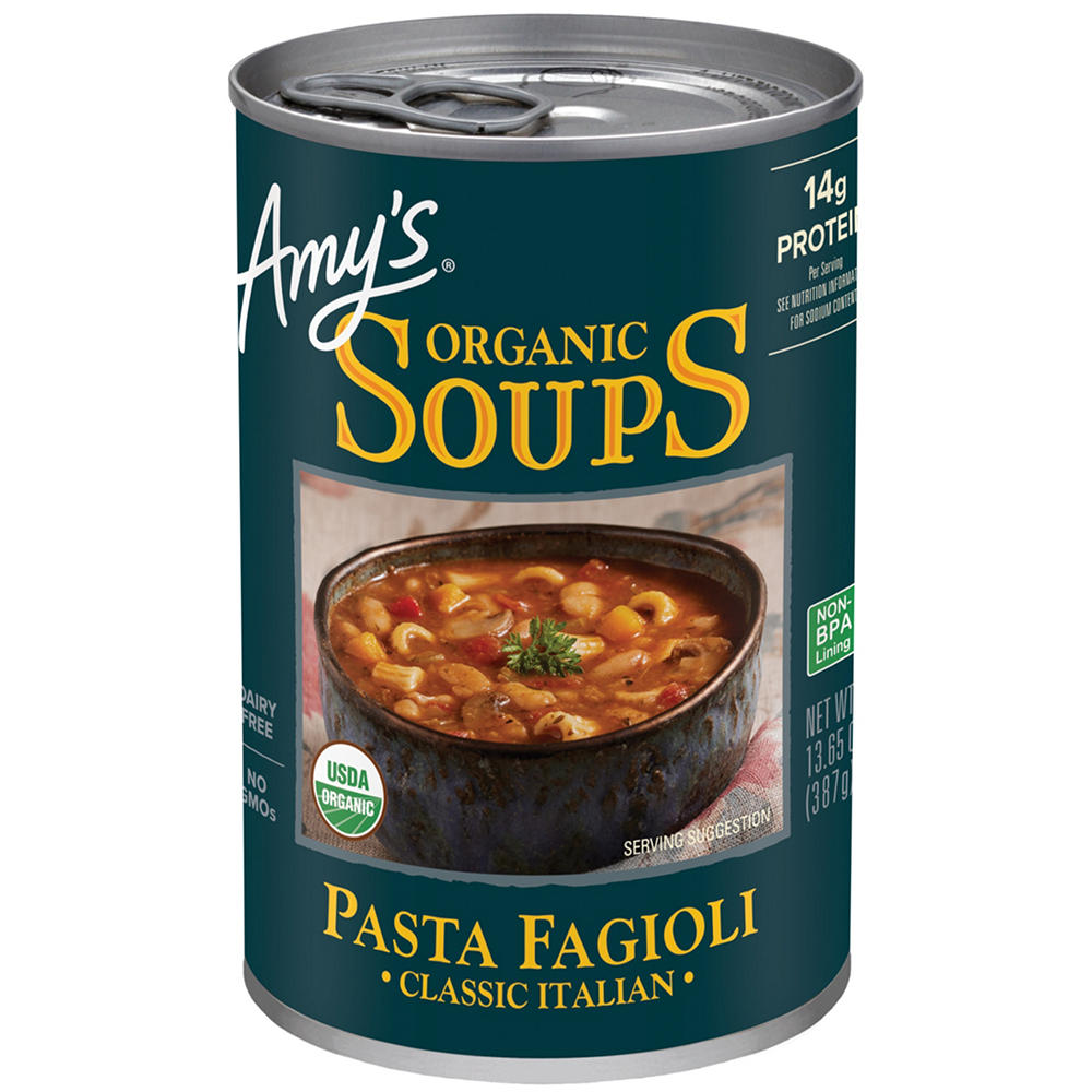 Amy's Organic Classic Italian Pasta Fagioli Soup, 13.65 oz