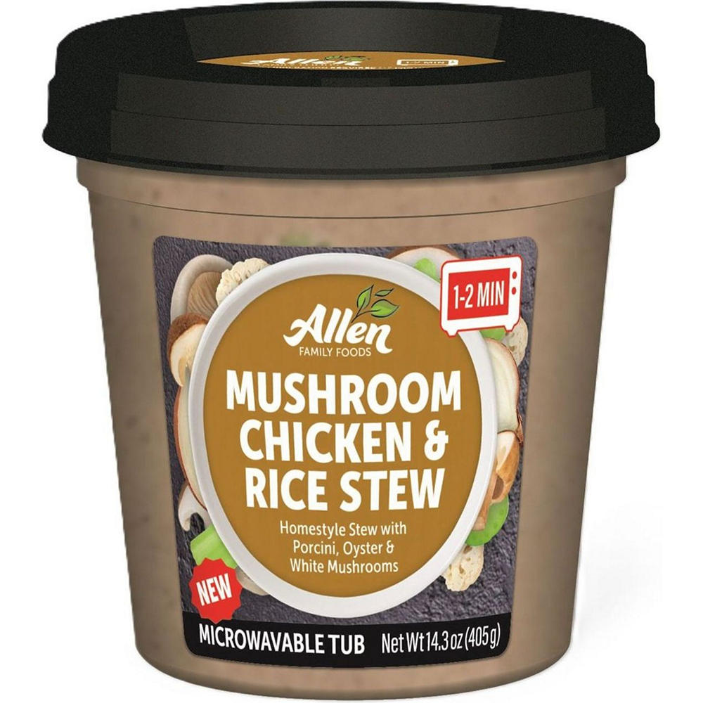 Allen Family Foods Mushroom Chicken & Rice Stew, 14.3 oz