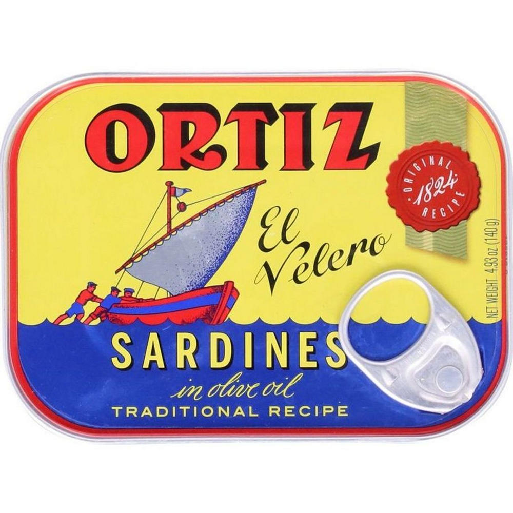 Ortiz Traditional Recipe Sardines In Olive Oil, 4.93 oz
