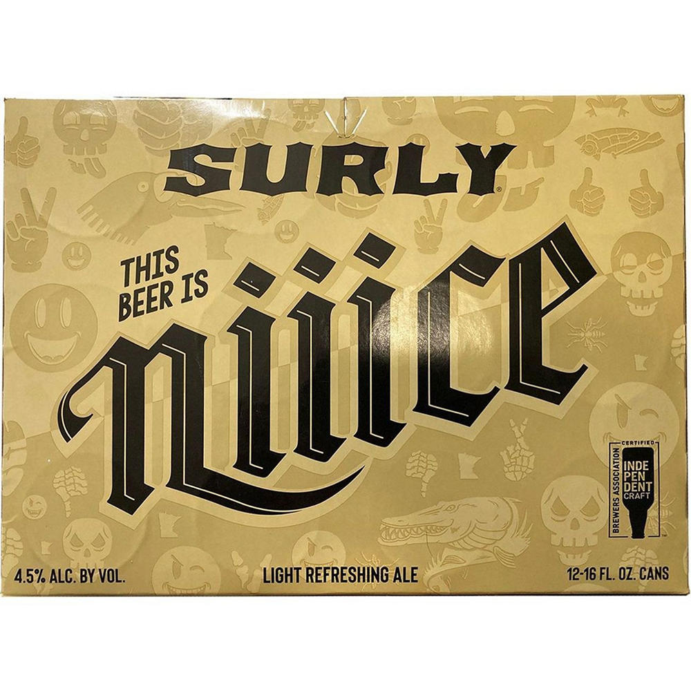Surly Brewing Surly Niiice Light Ale Craft Beer 12 pk Cans, 16 oz