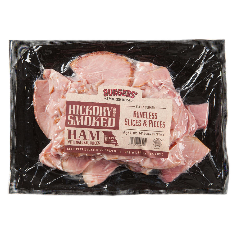 Burgers' Smokehouse Hickory Smoked Ham Boneless Slices, 24 oz