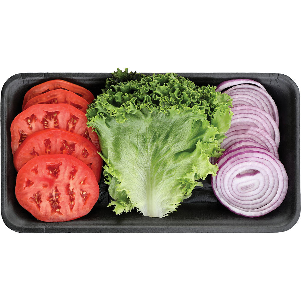 H-E-B Fresh Burger & Sandwich Vegetable Toppings - Texas Size Pack, Avg. 2.0 lbs