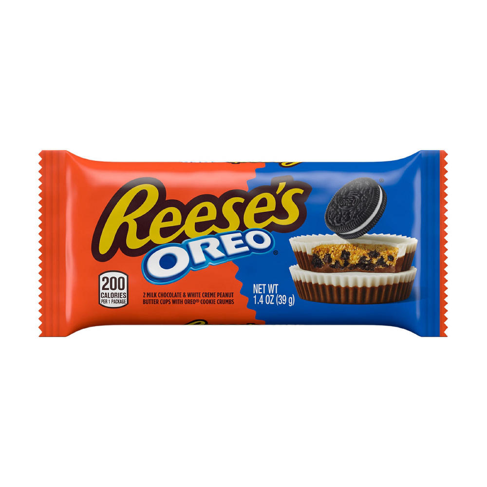 Reese's OREO Milk Chocolate & White Creme Peanut Butter Cups, 1.4 oz