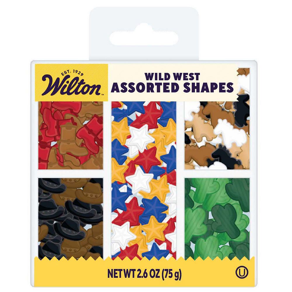 Wilton Wild West Assorted Shapes, 2.6 oz