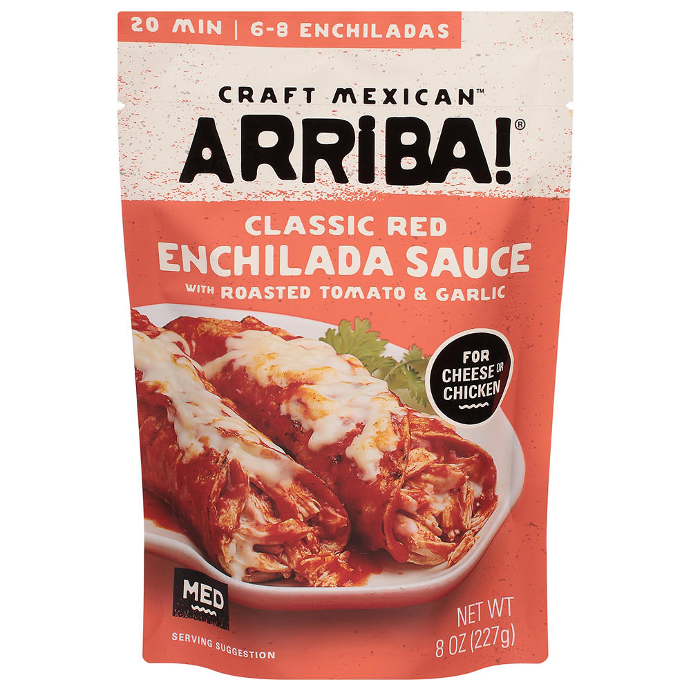Arriba! Craft Mexican Classic Red Enchilada Sauce, 8 oz