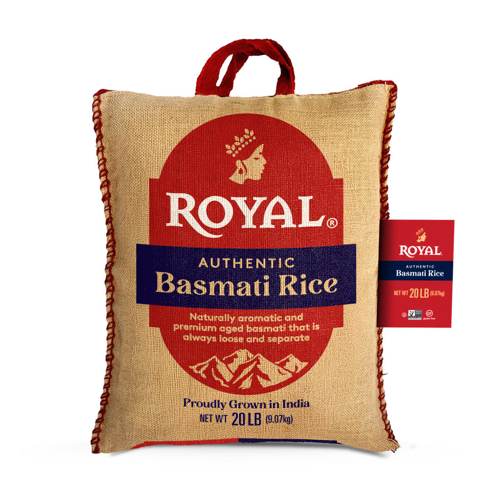 Royal Authentic Basmati Rice, 20 lbs