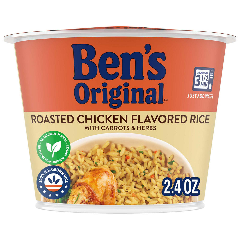 Ben's Original Roasted Chicken Flavored Rice Cup, 2.4 oz