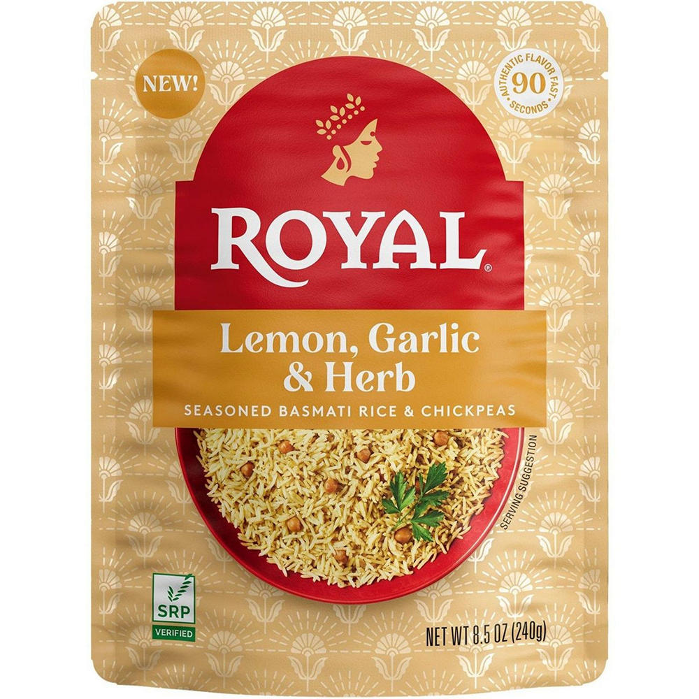 Royal Lemon, Garlic & Herb Basmati Rice & Chickpeas, 8.5 oz