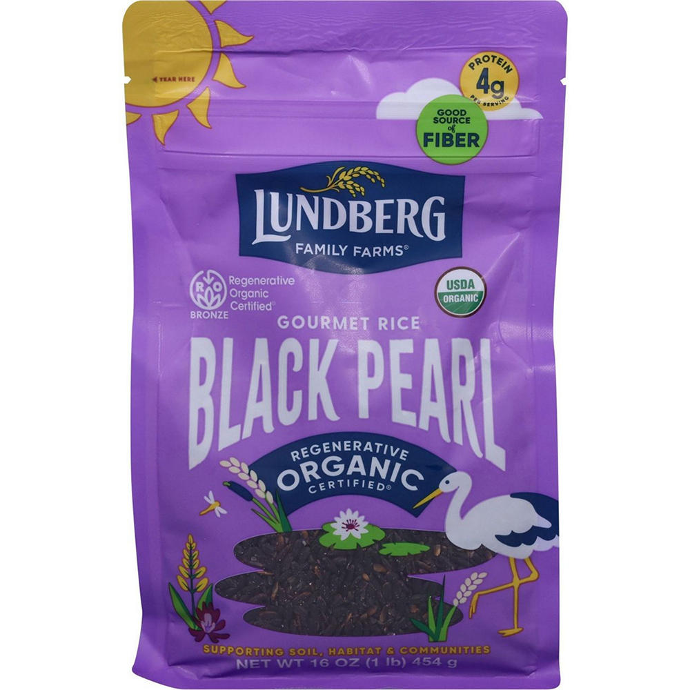Lundberg Organic Black Pearl Gourmet Rice, 16 oz