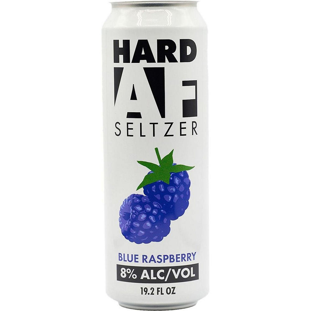 Hard AF Seltzer Blue Raspberry, 19.2 oz
