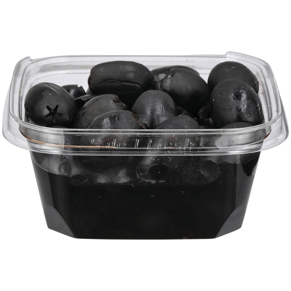 Divina Greek Ripe Pitted Black Olives, Avg. 0.75 lb