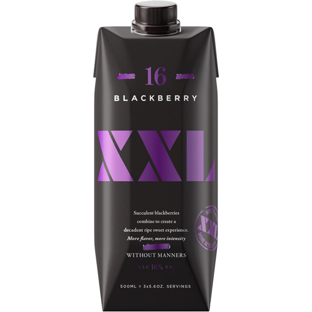 XXL Blackberry Flavored Wine, 500 mL