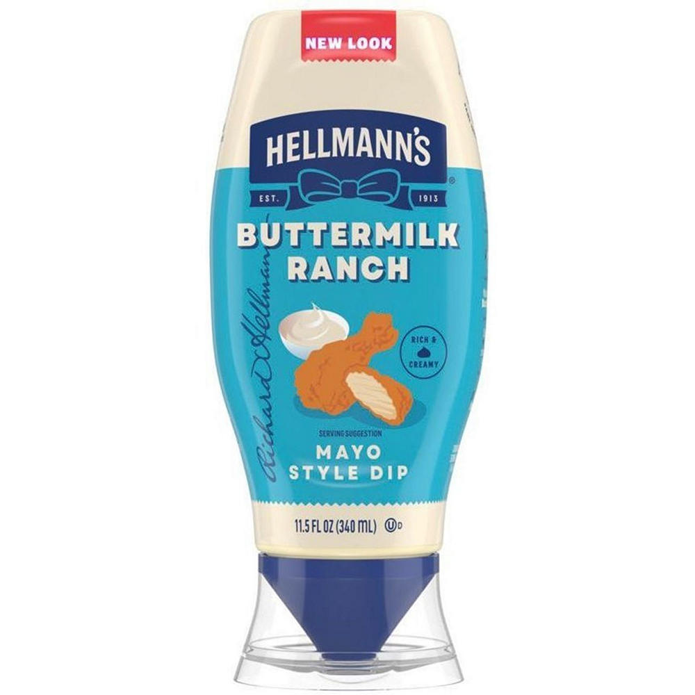 Hellmann's Chicken Tender Mayonnaise Style Dip - Buttermilk Ranch, 11.5 oz