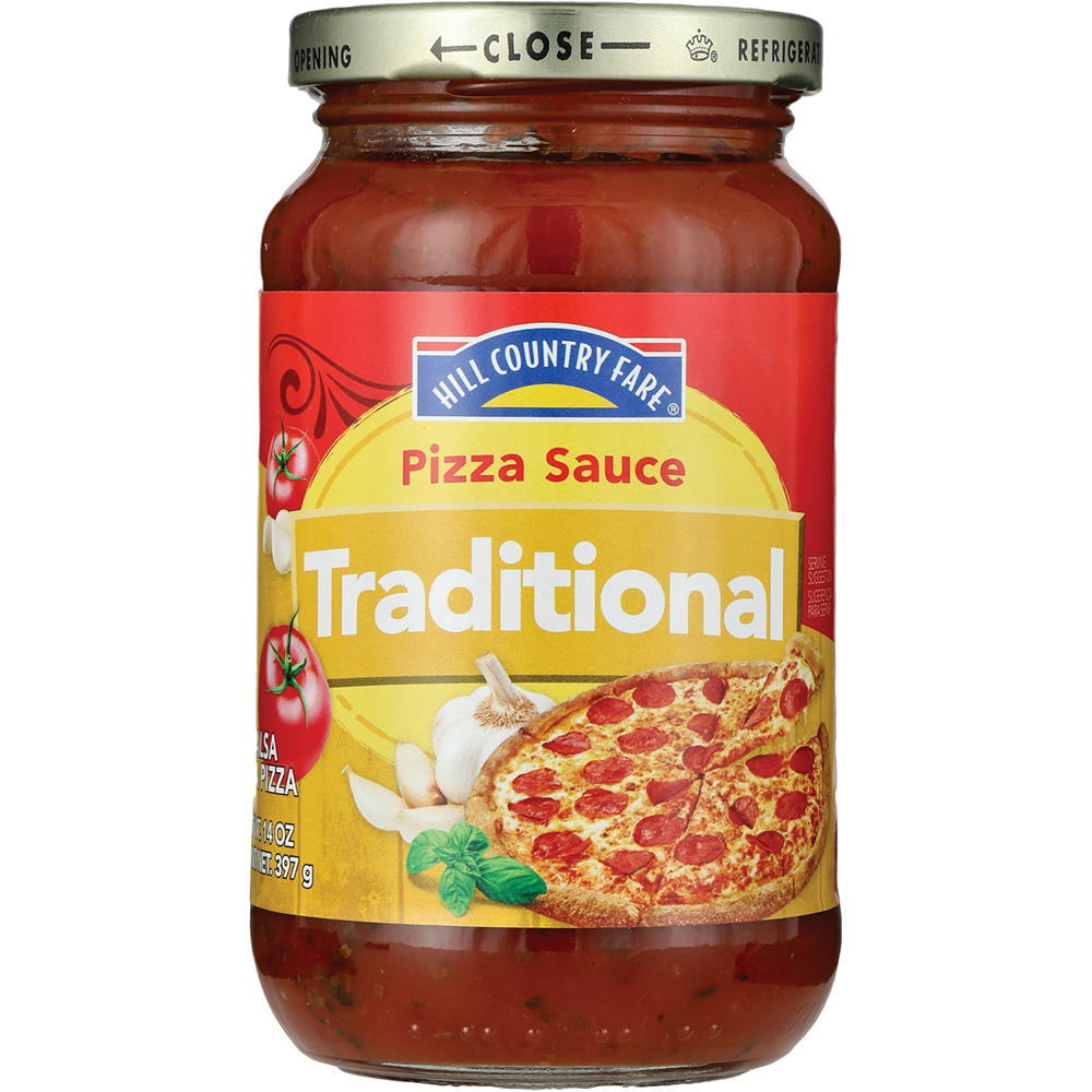 Hill Country Fare Traditional Pizza Sauce, 14 oz