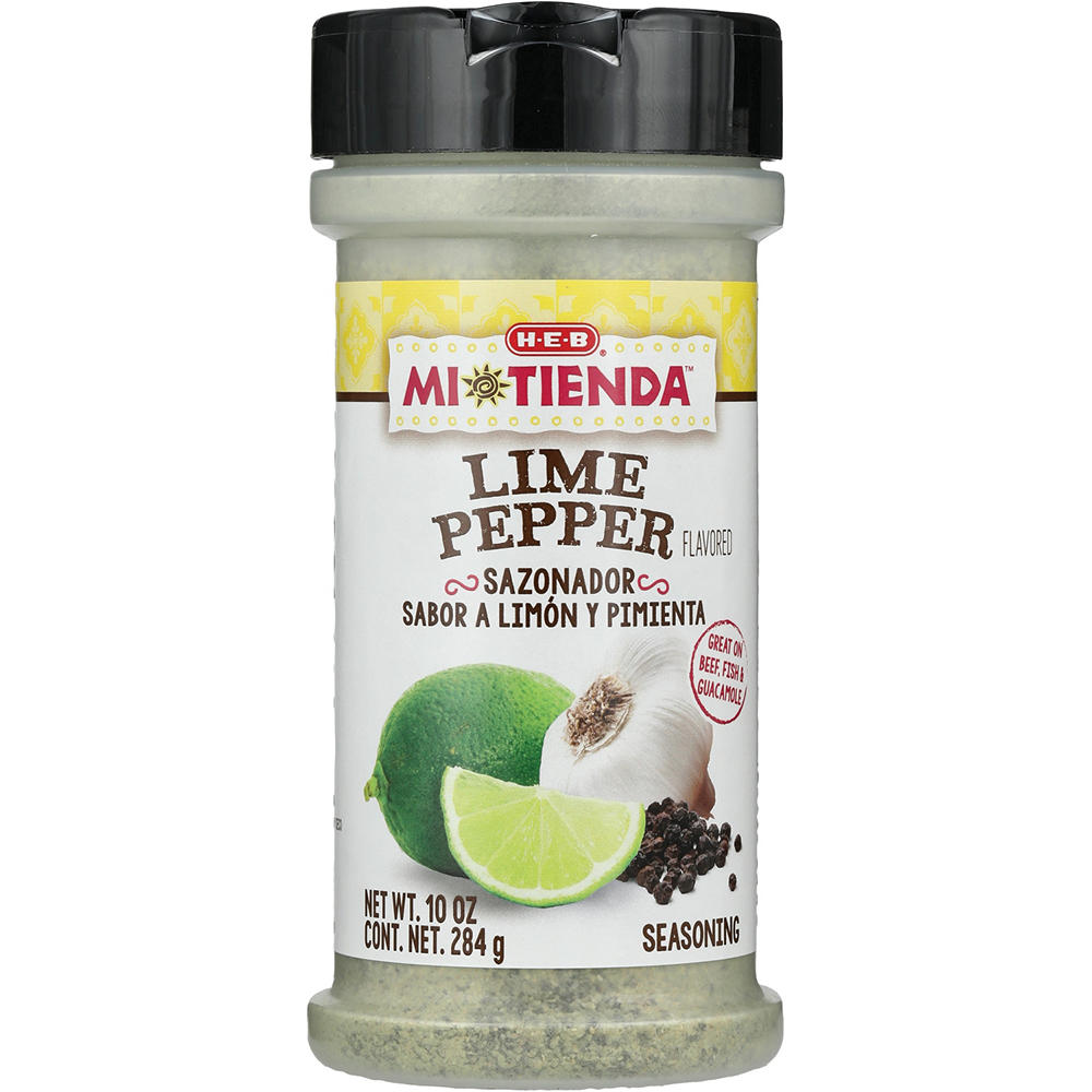 H-E-B Mi Tienda Lime Pepper Seasoning, 10 oz
