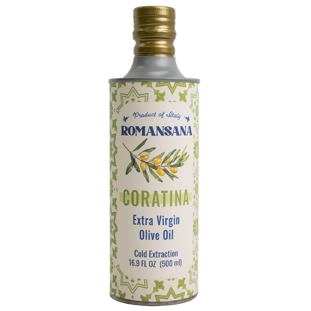 Romansana Coratina Extra Virgin Olive Oil Cold Extraction, 16.9 oz