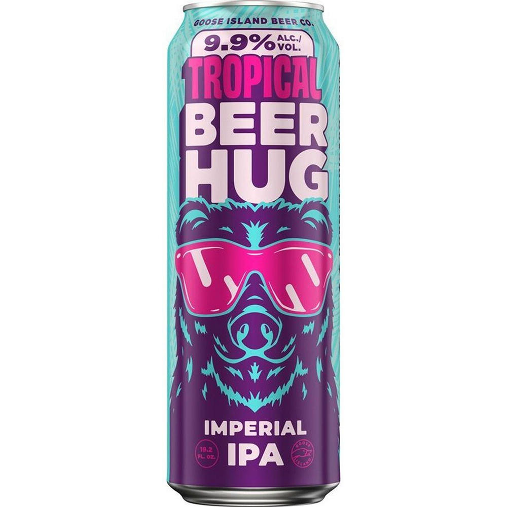 Goose Island Tropical Beer Hug Imperial IPA Craft Beer , 19.2 oz
