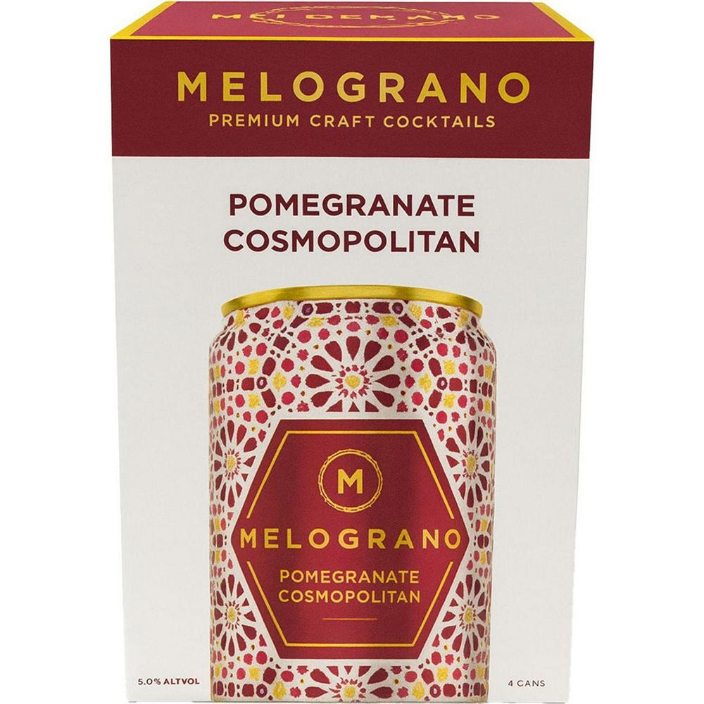 Melograno Craft Cocktail 4 pk Cans - Pomegranate Cosmopolitan, 12 oz