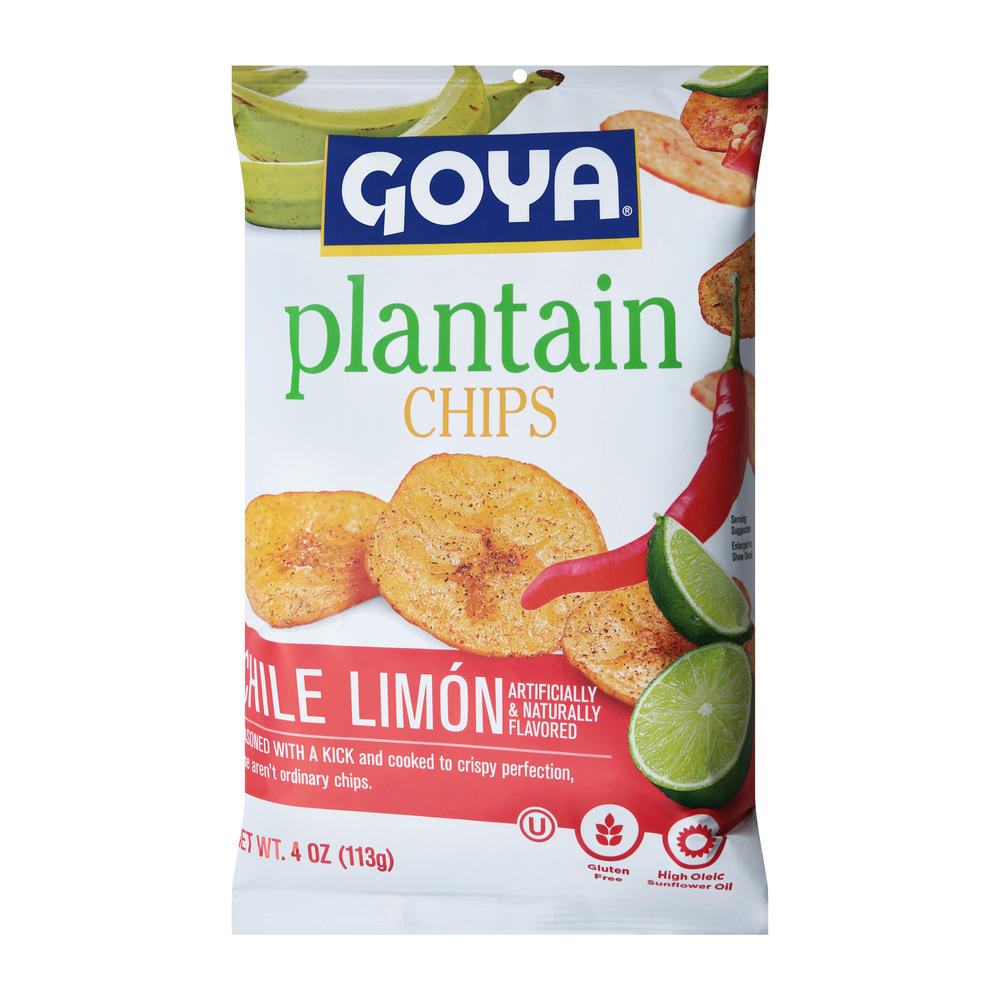 Goya Chile Limon Plantain Chips, 4 oz