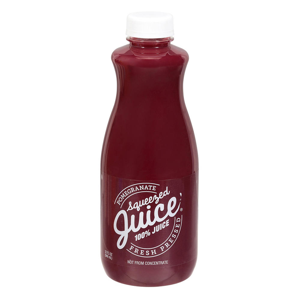Squeezed Juice Fresh Pressed Pomegranate Juice, 32 fl oz