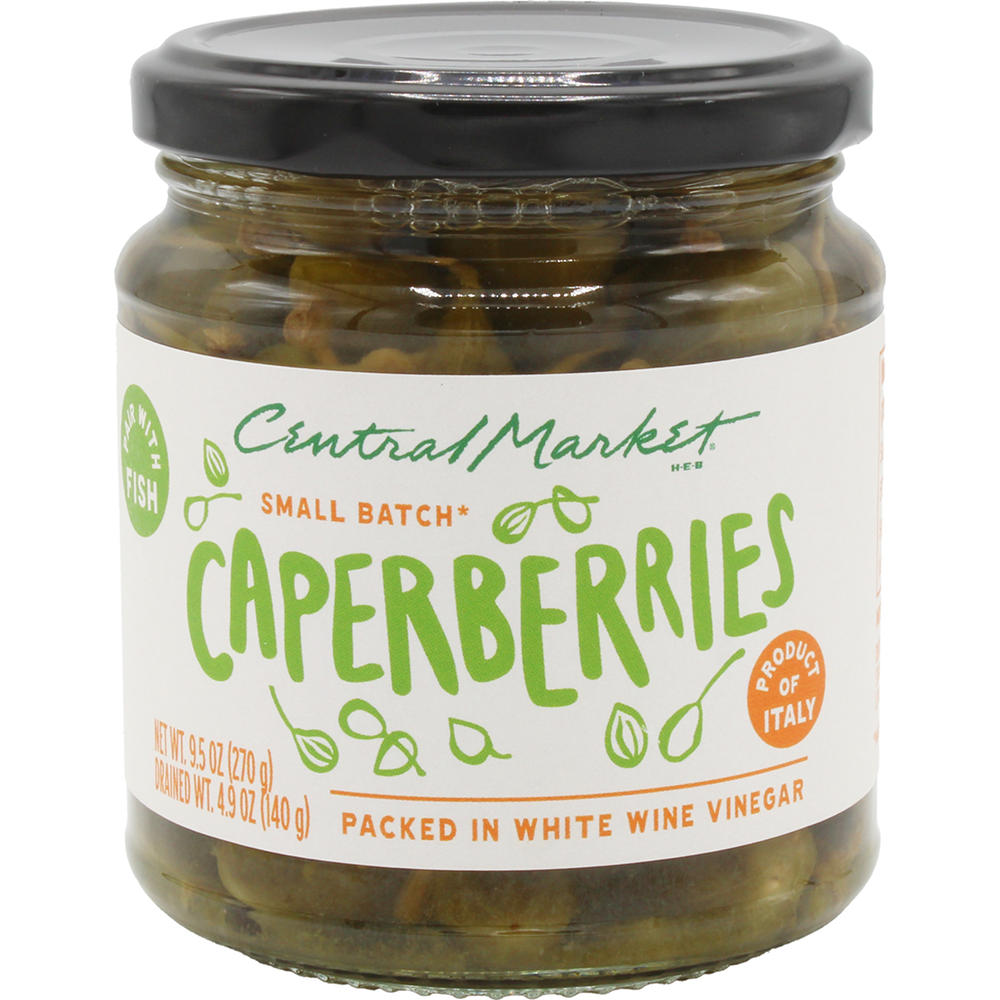 Central Market Caperberries, 9.5 oz
