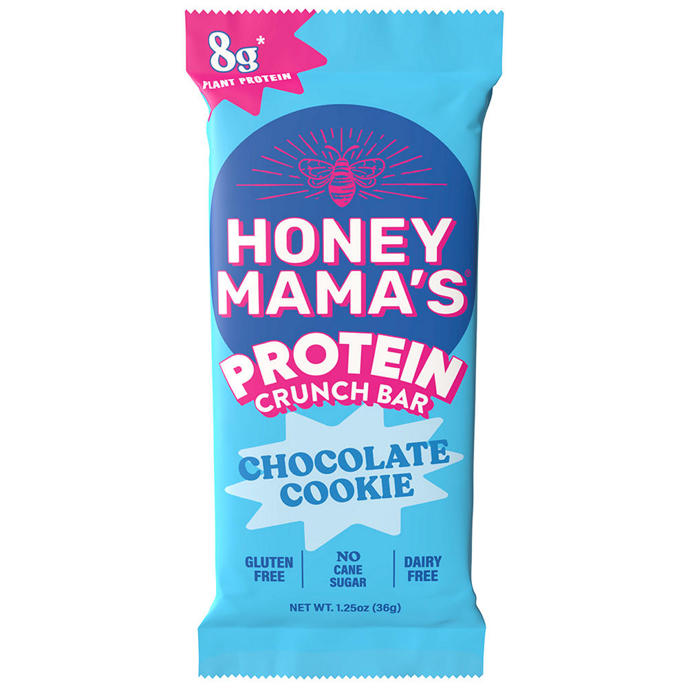 Honey Mama's 8g Plant Protein Crunch Bar - Chocolate Cookie, 1.25 oz