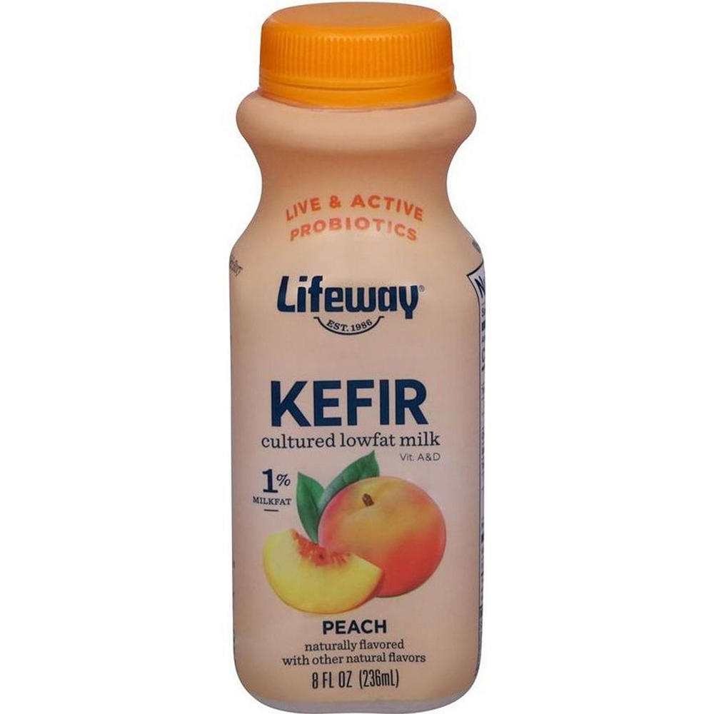 Lifeway Low Fat Kefir - Peach, 8 oz