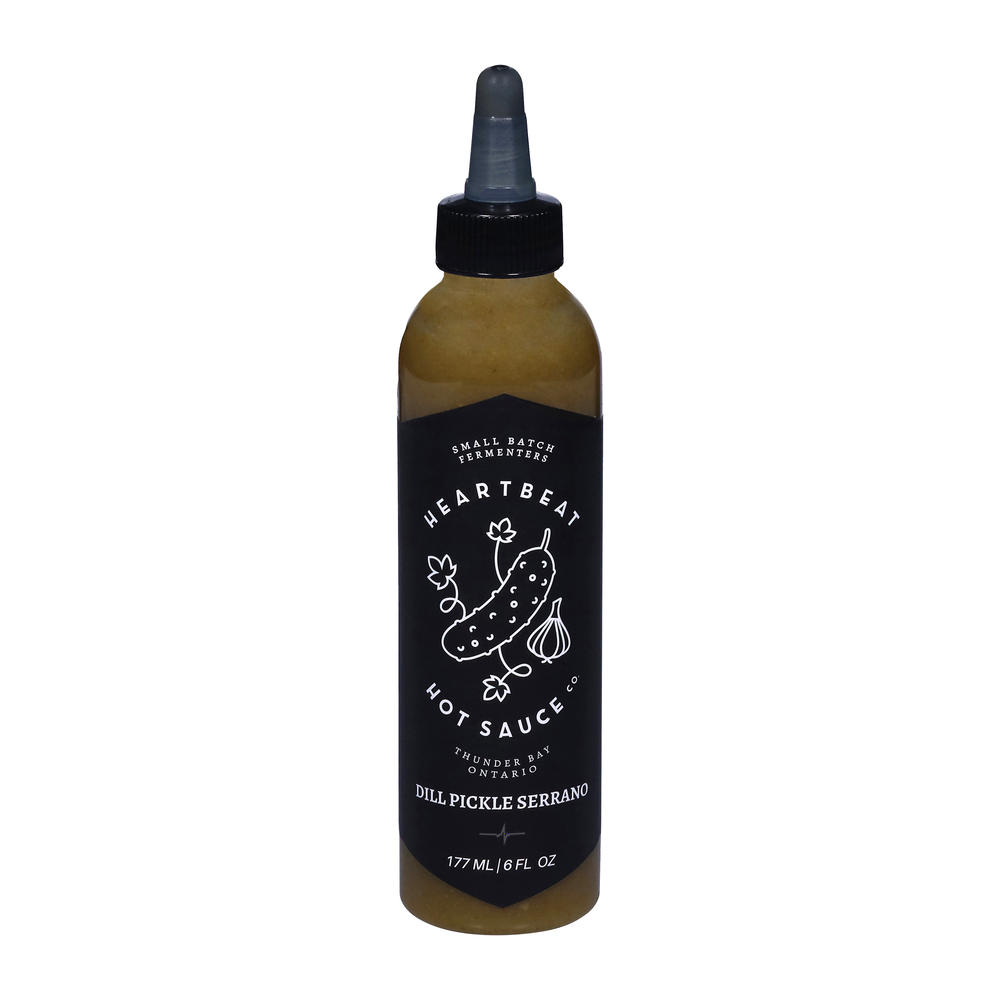Heartbeat Hot Sauce Co. Dill Pickle Serrano, 6 oz