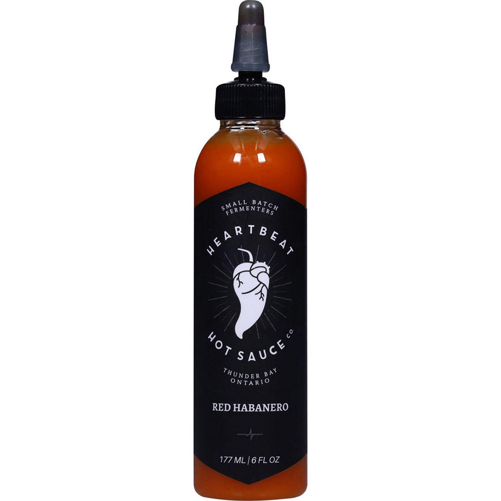 Heartbeat Hot Sauce Co. Red Habanero, 6 oz