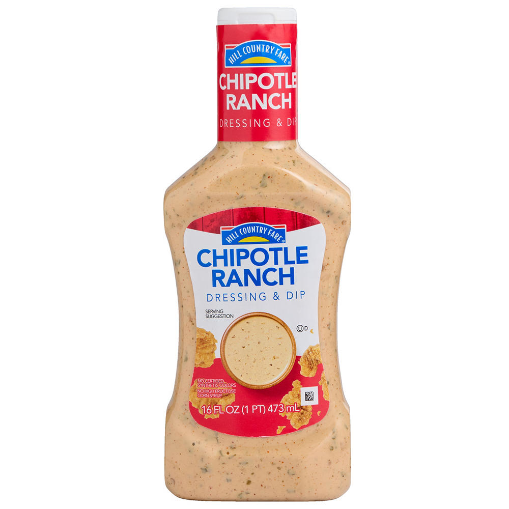 Hill Country Fare Chipotle Ranch Dressing & Dip, 16 oz