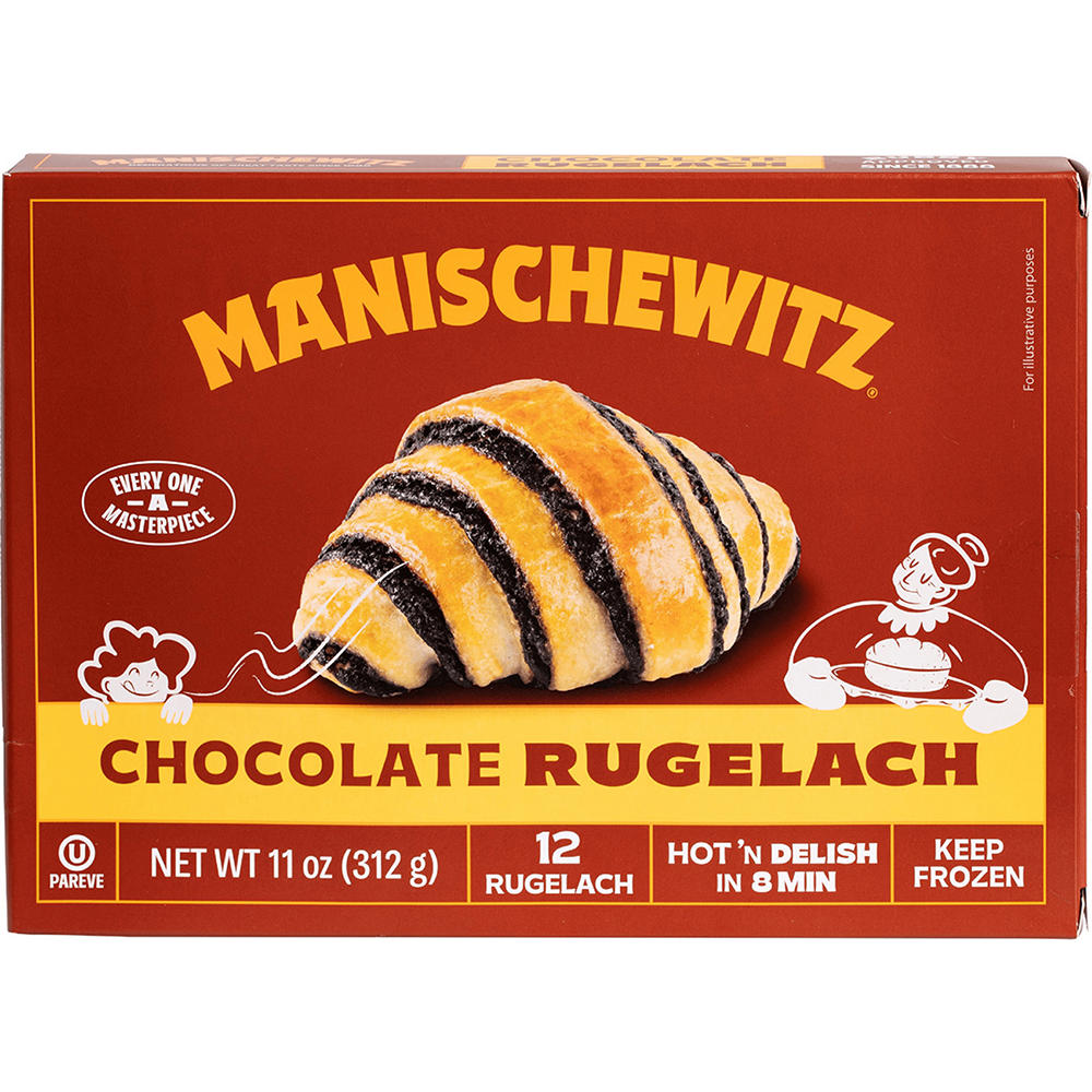 Manischewitz Kosher Chocolate Rugelach, 12 ct