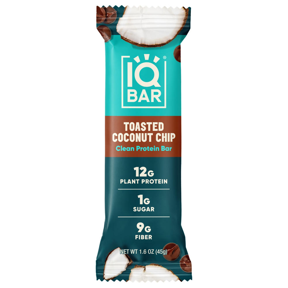 IQBar 12g Plant Protein Bar - Toasted Coconut Chip, 1.6 oz