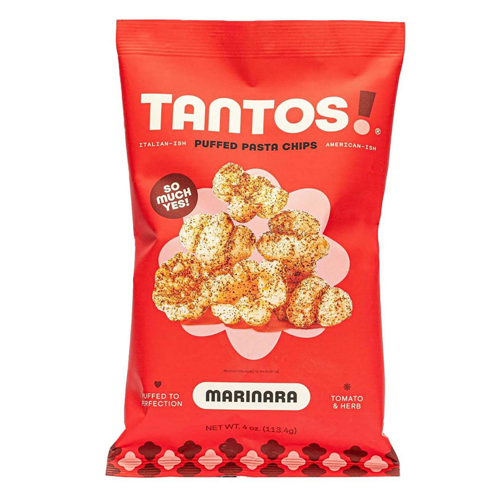 Tantos Marinara Puffed Pasta Chips, 4 oz