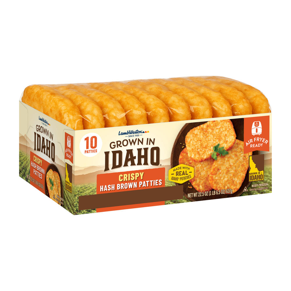 Grown In Idaho Crispy Hash Brown Patties, 10 ct
