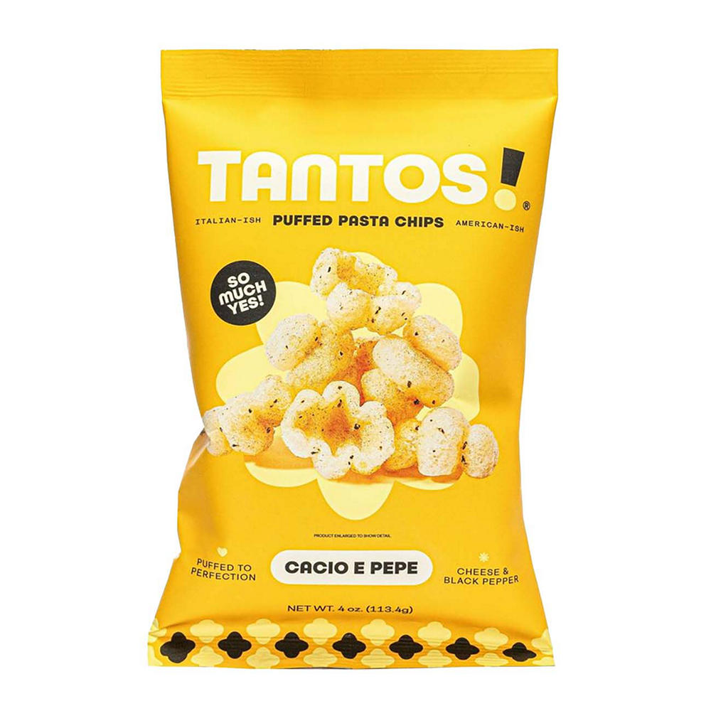 Tantos Cacio e Pepe Puffed Pasta Chips, 4 oz