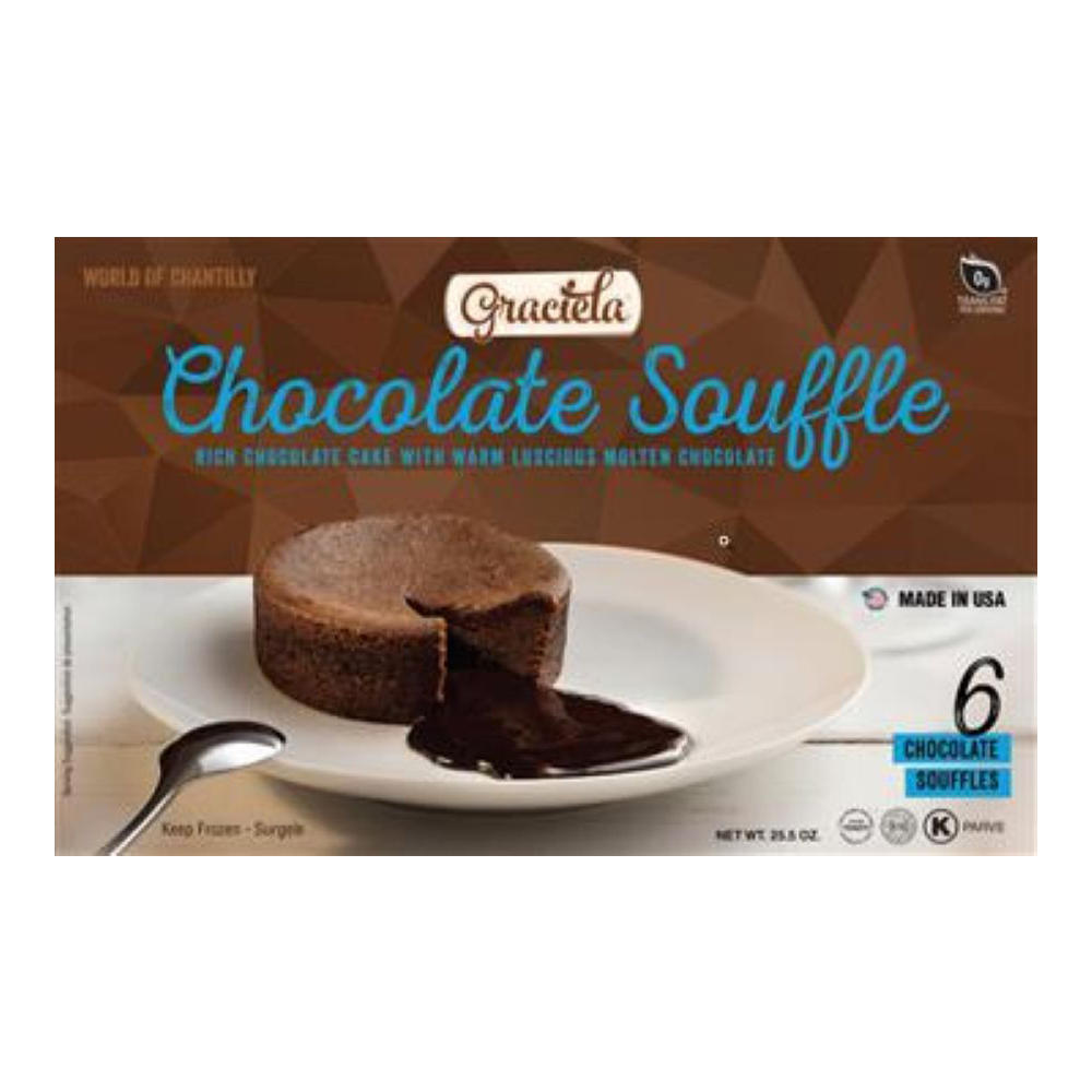 Graciela Kosher Chocolate Souffles, 6 ct