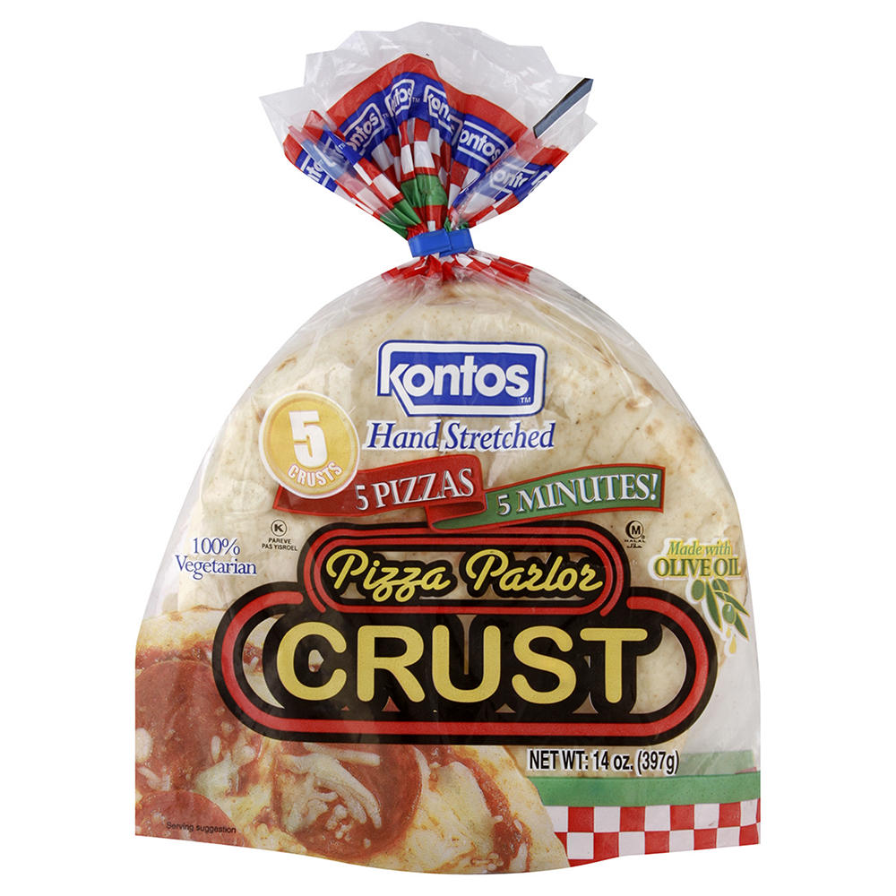 Kontos Kosher Pizza Crusts, 5 ct