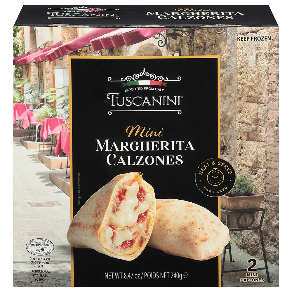 Tuscanini Kosher Mini Margherita Calzones, 2 ct