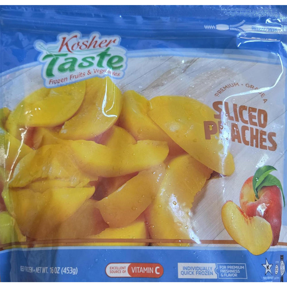 Pardes Farms Kosher Sliced Peaches, 16 oz