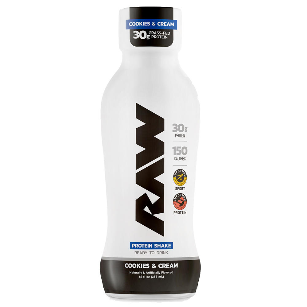 Raw 30g Protein Shake - Cookies & Cream, 12 oz