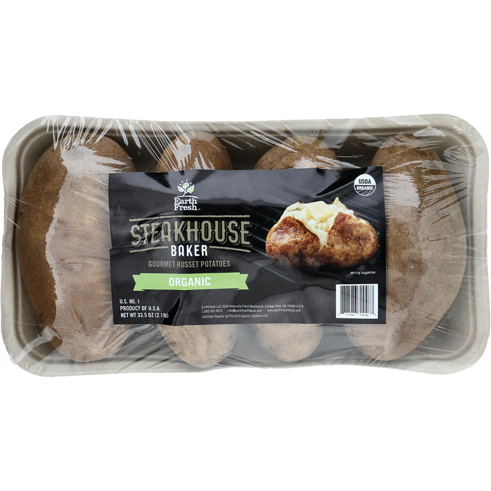 Earth Fresh Organic Russet Potatoes, 4 ct