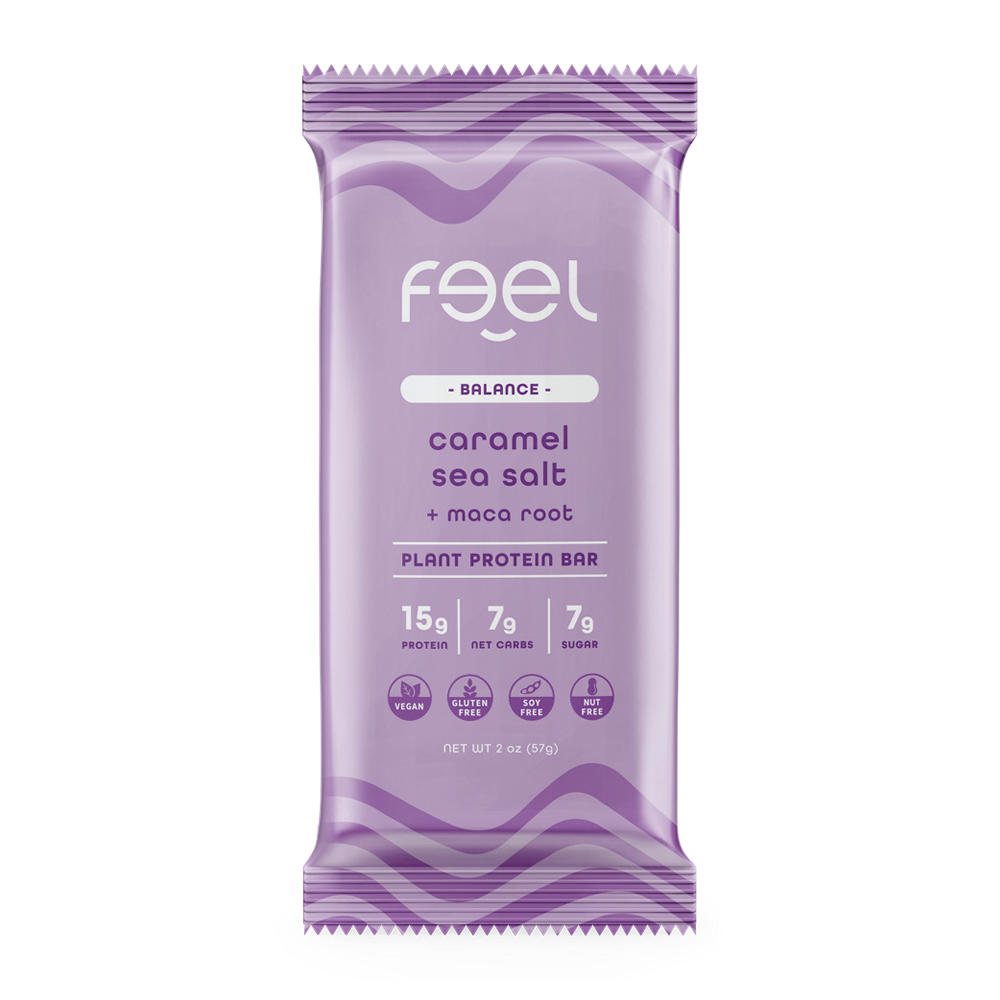 Feel Bar Caramel Sea Salt - 15g Protein Bar, 2 oz