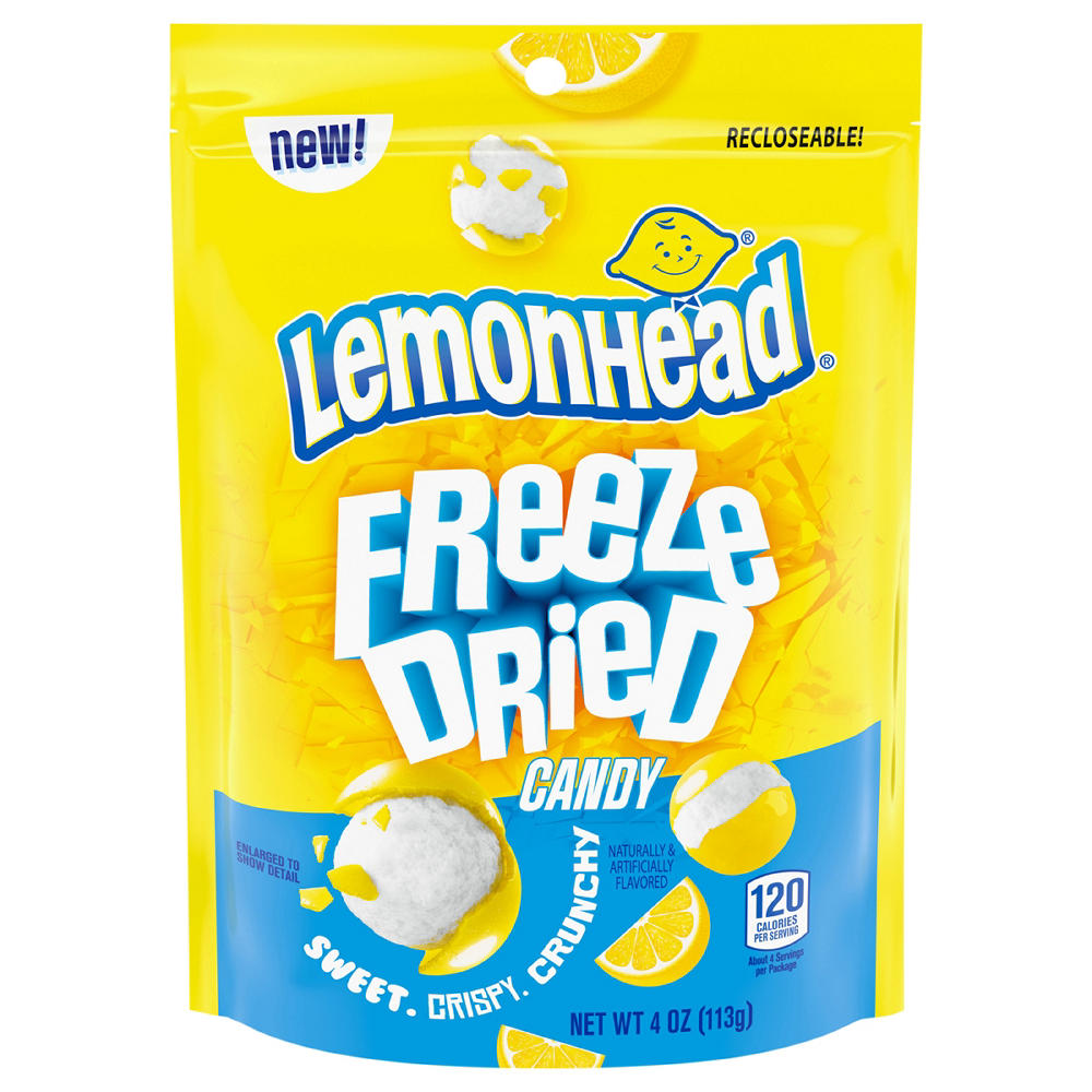 Lemonhead Freeze Dried Candy, 4 oz