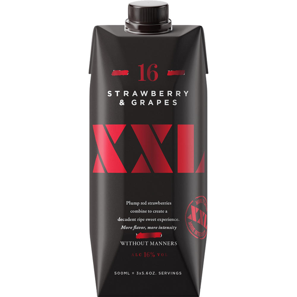 XXL Strawberry & Grapes Moscato Flavored Wine, 500 mL