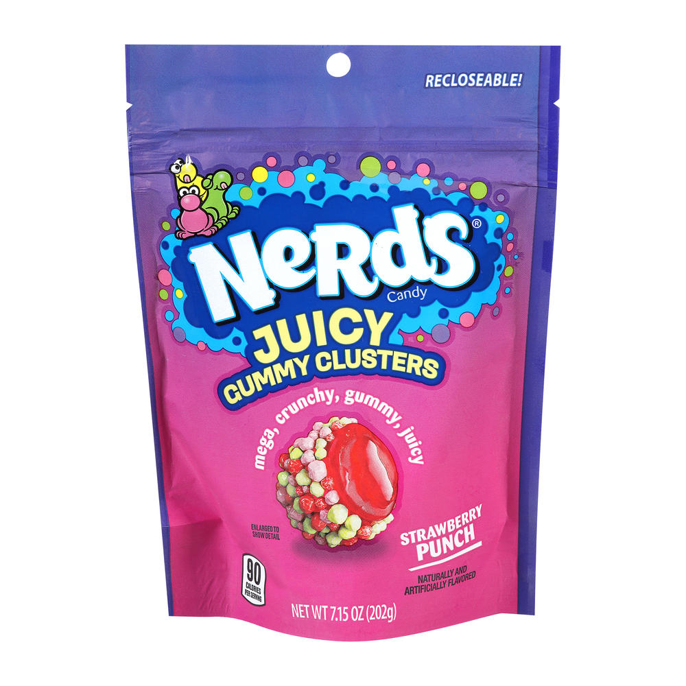 Nerds Strawberry Punch Juicy Gummy Clusters, 7.15 oz
